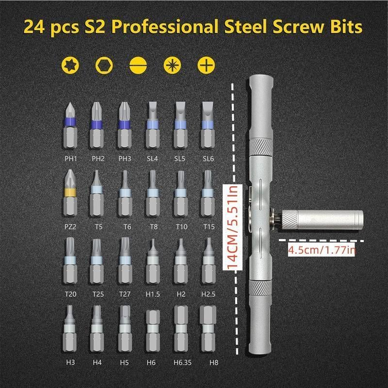 🎁Last Day Promotion 49% OFF✨- 🔥24 in 1 Magnetic Screwdriver Set