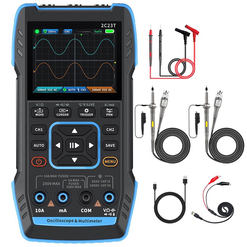 2C25T Digital Oscilloscope Multimeter DDS Generator 3 in 1