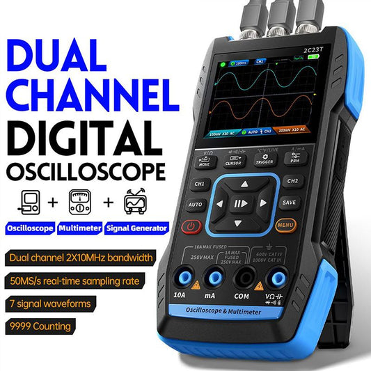 2C25T Digital Oscilloscope Multimeter DDS Generator 3 in 1